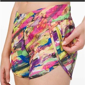 Lululemon Tracker 4 shorts. Size 8, never worn.